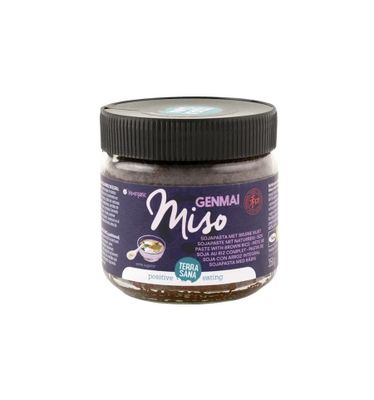 Genmai miso ongepasteuriseerd glas bio