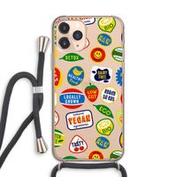 Fruitsticker: iPhone 11 Pro Transparant Hoesje met koord