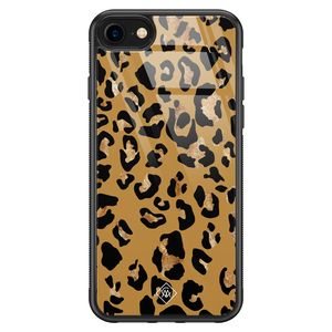 iPhone 8/7 glazen hardcase - Jungle wildcat