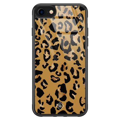 iPhone 8/7 glazen hardcase - Jungle wildcat