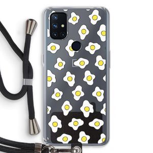 Spiegeleitjes: OnePlus Nord N10 5G Transparant Hoesje met koord