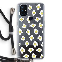 Spiegeleitjes: OnePlus Nord N10 5G Transparant Hoesje met koord