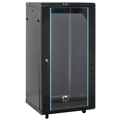 Netwerkkast 22U 19" IP20 60x60x120 cm zwart