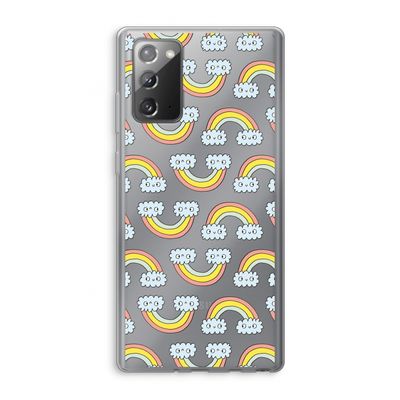 Regenboog: Samsung Galaxy Note 20 / Note 20 5G Transparant Hoesje