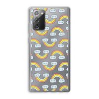 Regenboog: Samsung Galaxy Note 20 / Note 20 5G Transparant Hoesje