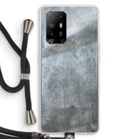 Grey Stone: Oppo A94 5G Transparant Hoesje met koord