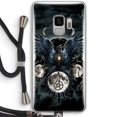 Sinister Wings: Samsung Galaxy S9 Transparant Hoesje met koord