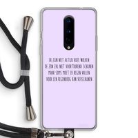 Regenboog: OnePlus 8 Transparant Hoesje met koord