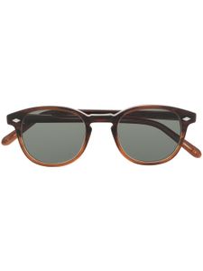 Lesca lunettes de soleil à effet écailles de tortue - Marron