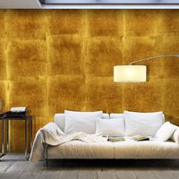 Zelfklevend fotobehang - Gouden muur, 490x280, premium print - thumbnail