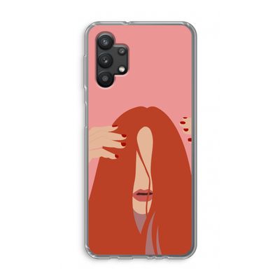 Woke up like this: Samsung Galaxy A32 5G Transparant Hoesje