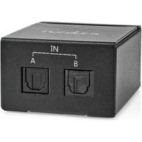 Digitale Audio-Switch | 2-wegs | Input: DC Power / 2x TosLink | Output: TosLink Female | Manueel / S