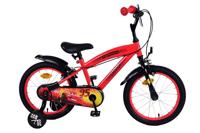 Disney kinderfiets jongens 16 inch rood 2 handremmen