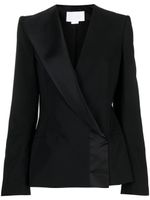 Genny blazer à revers asymétriques - Noir