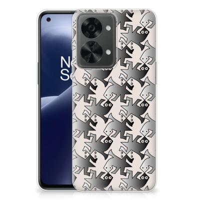 OnePlus Nord 2T | TPU Hoesje | Salamander Grey
