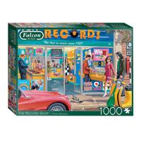 Jumbo Falcon legpuzzzel - the record shop, 1000st.
