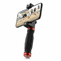 Smartphone Grip Combo: Sevenoak SK-PSC1 telefoonhouder + Handvat Grip Rubber - thumbnail