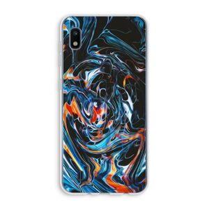 Black Unicorn: Samsung Galaxy A10 Transparant Hoesje
