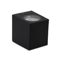 GU10-wandarmatuur Lido zwart