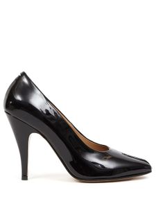 Maison Margiela escarpins en cuir à fini verni 110 mm - Noir