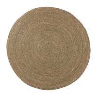 Vloerkleed riet - bruin - ø120 cm