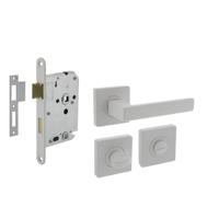 Intersteel Compleet deurklinksetHera wit toilet - 0027.171399