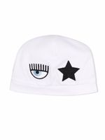 Chiara Ferragni Kids chapeau à broderie Eystar - Blanc