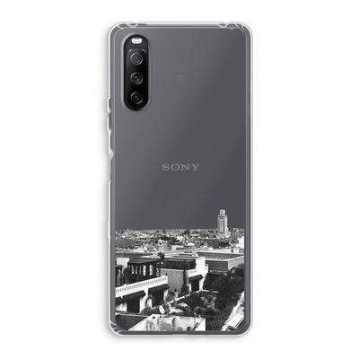 Marrakech Skyline : Sony Xperia 10 III Transparant Hoesje