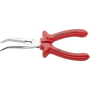 Knipex 26 27 200 Platte rondbektang VDE 40° gebogen Vanadium elektrostaal 200 mm