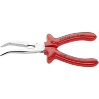 Knipex 26 27 200 Platte rondbektang VDE 40° gebogen Vanadium elektrostaal 200 mm