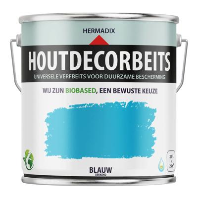 Hermadix Houtdecor Verfbeits - Blauw