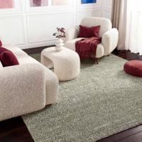 Vloerkleed Portobello Rechthoekig - Lichtgroen 290x200cm - Polyester - Dekbed-Discounter.nl