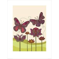 Kunstdruk Valentina Ramos - Butterflies 60x80cm