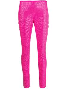 Giuseppe Di Morabito pantalon skinny à ornements en cristal - Rose