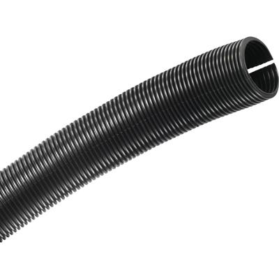 TRU COMPONENTS 1593176 TC-CRR35P203 Beschermslang (ribbelslang) Zwart 34.90 mm per meter