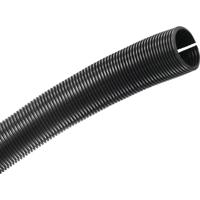 TRU COMPONENTS 1593176 TC-CRR35P203 Beschermslang (ribbelslang) Zwart 34.90 mm per meter