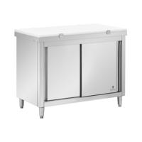 RVS werkkast - ECO - 120 x 60 cm - 500 kg - inclusief snijplaat - Royal Catering