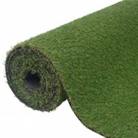VidaXL Kunstgras 1x10 m/20 mm groen - thumbnail