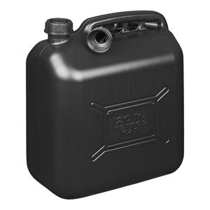 ProPlus Jerrycan - 4x - 20 liter - zwart - met schenktuit - brandstof tank - benzine