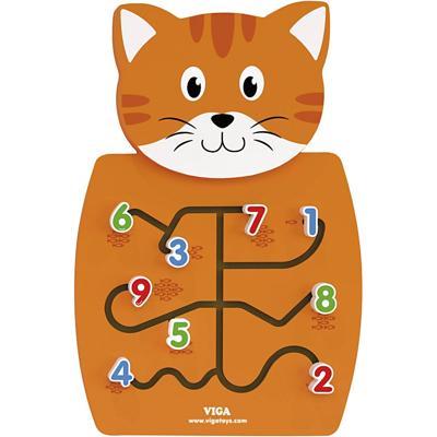 VIGA activiteitenboard, kat, afm 36x55x4,5 cm, 1 stuk
