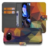 Polygon Color Google Pixel 9a | Book Case En Portemonnee Hoesje