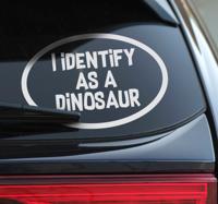 Ik identificeer mij als autosticker