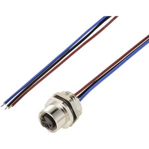 TRU COMPONENTS TC-12833212 Sensor/actuator inbouwbus M12 Aantal polen (sensoren): 3 Bus, inbouw 0.5 m 1 stuk(s)