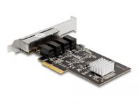 DeLOCK PCI Express x4 Card 4 x RJ45 Gigabit LAN netwerkadapter - thumbnail