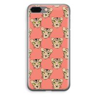 Tijger: iPhone 8 Plus Transparant Hoesje