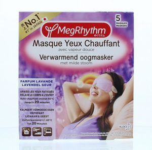 Megrhythm Warm oogmasker lavendel (5 st)