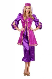 Oosterse verkleedkleding paars elite
