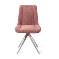 Jesper Home Umedo eetkamerstoel Scarlet Grain turn steel