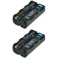 ChiliPower NP-F530 / NP-F550 accu voor Sony - 2400mAh - 2-Pack
