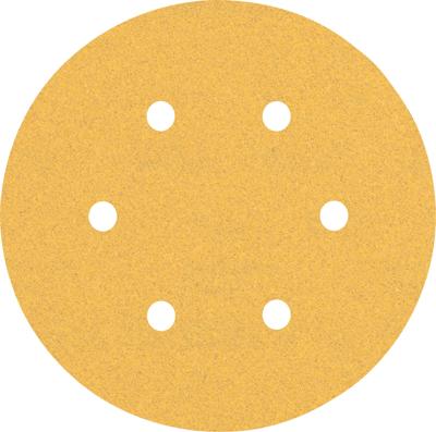 Bosch Accessoires Expert C470 schuurpapier voor excenterschuurmachines 150 mm, 6 gaten, K100 5-delig - 2608900816